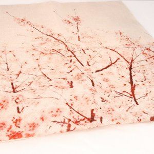 Cherry Blossom Floral 16" x16" Throw Pillow Cover